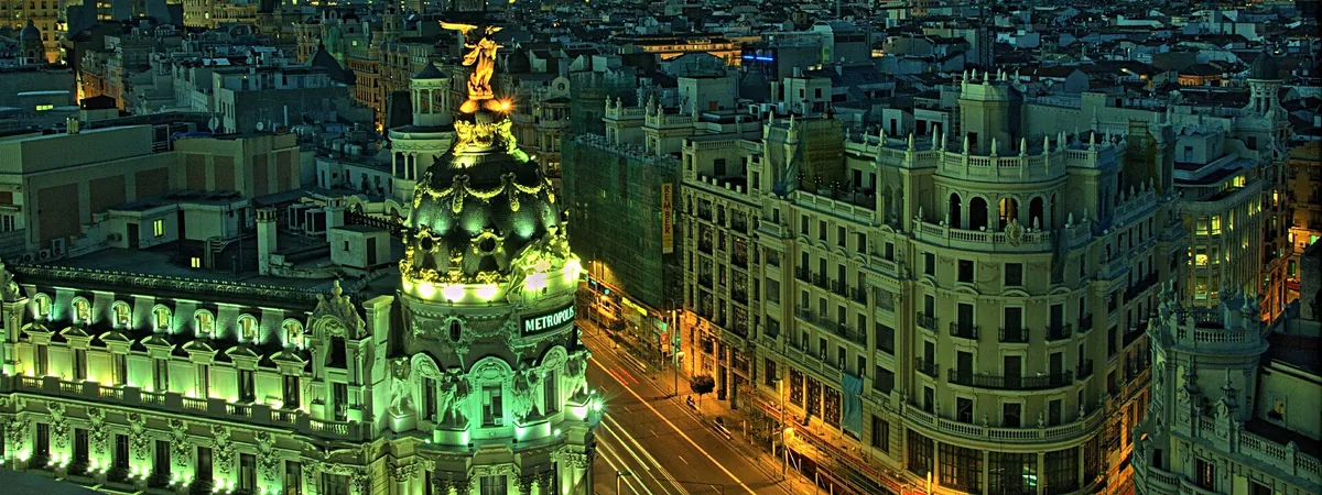 Vue de la ville de Madrid